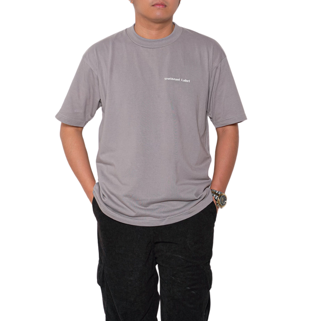 Southeast Label tee - Ash Gray