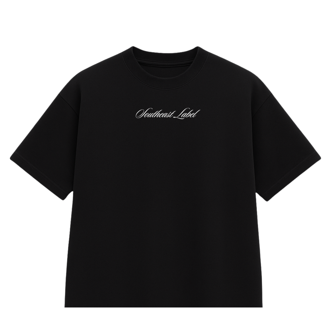 Boxy Logo Tee - (White Logo)