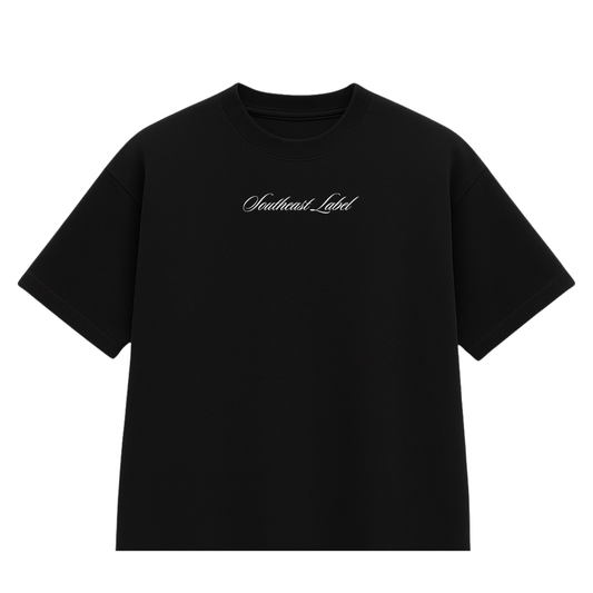 Boxy Logo Tee - (White Logo)