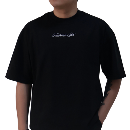 Boxy Logo Tee - (White Logo)