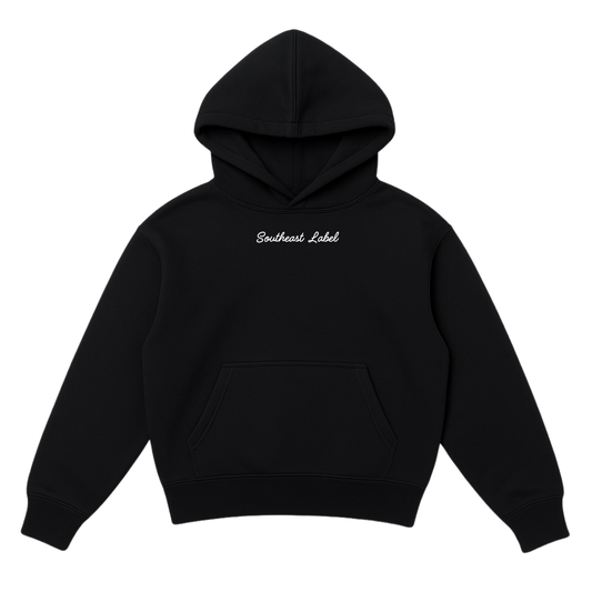 Black Hoodie - (White Logo)