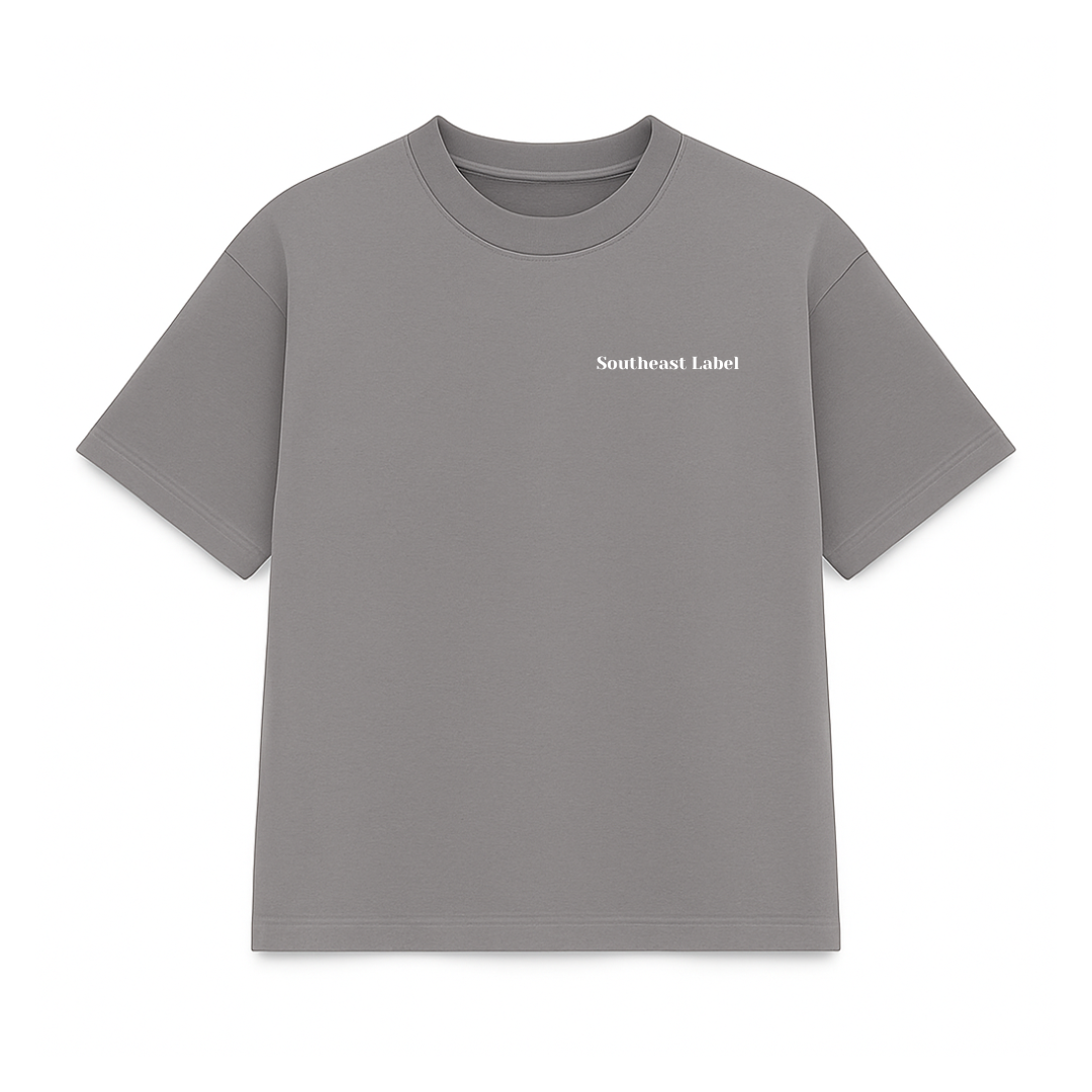 Southeast Label tee - Ash Gray