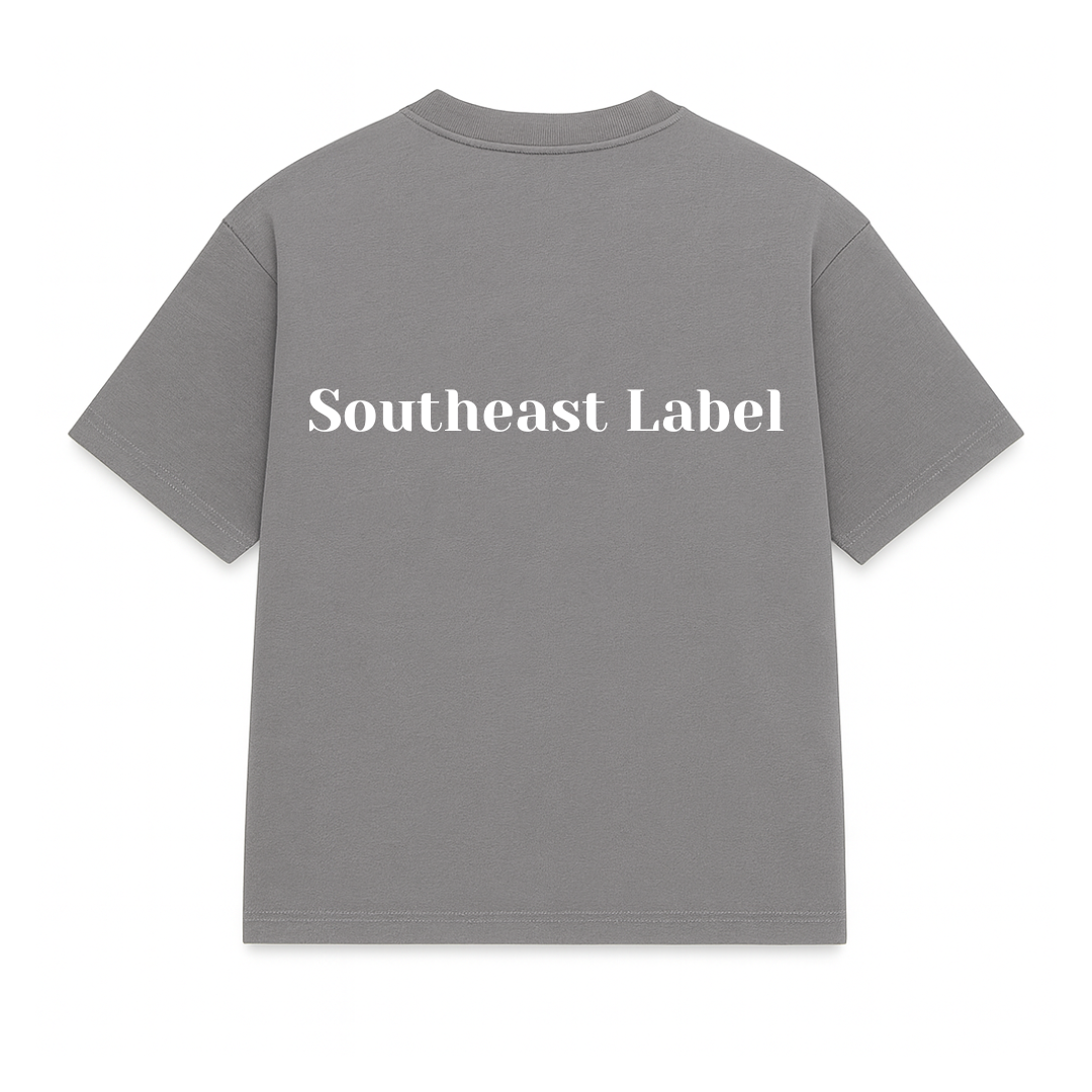 Southeast Label tee - Ash Gray